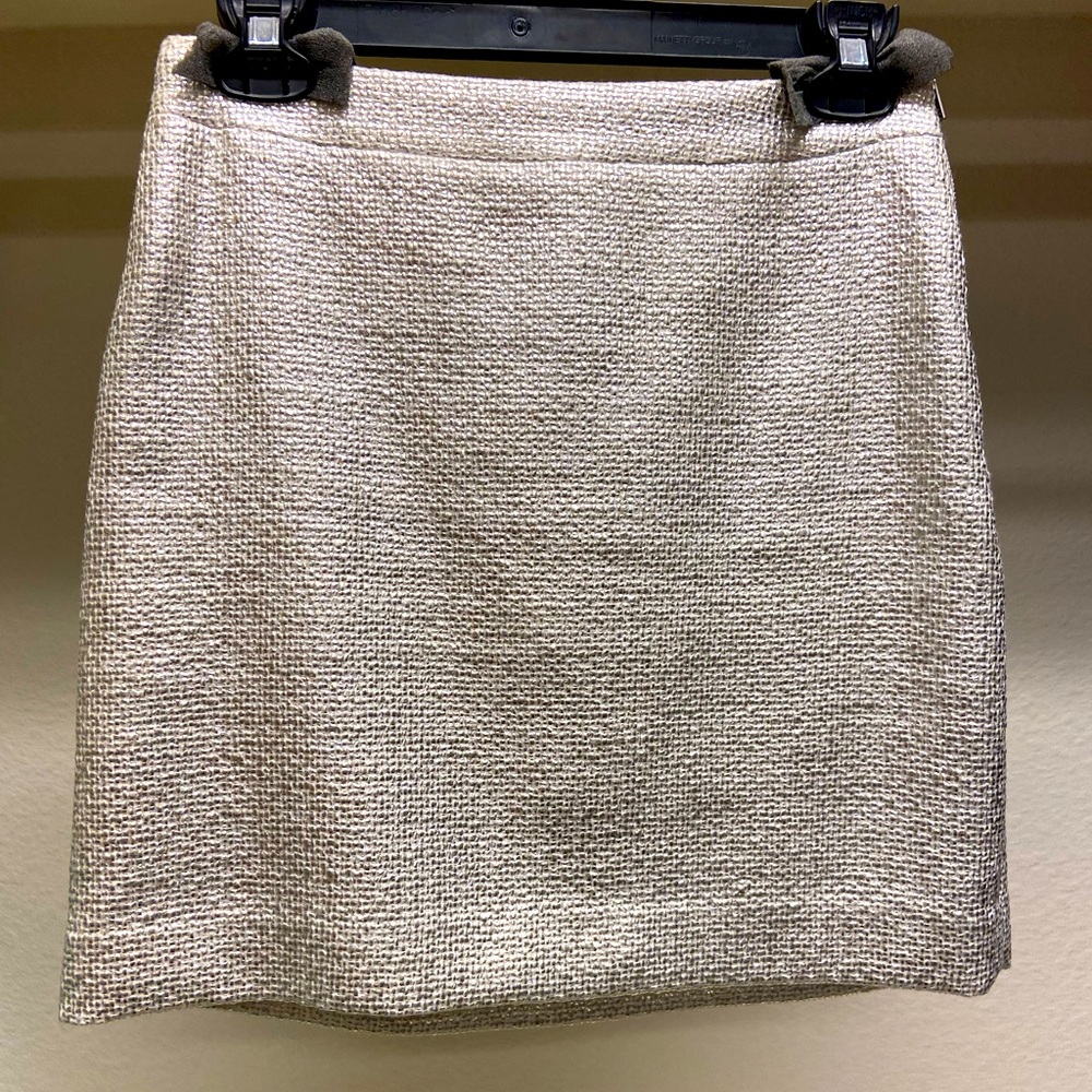 Banana Republic Gold Skirt 0